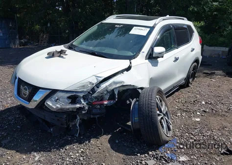 2017 Nissan Rogue Sl из США, поврежденный, VIN 5N1AT2MVXHC828883